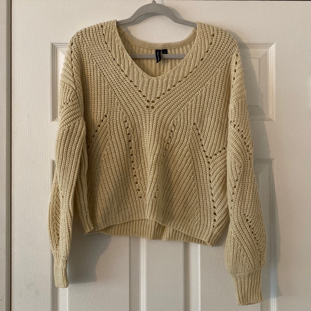 Thick Knit Crop Sweater